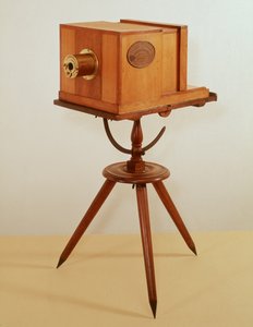 Daguerreotype-kamera af Alphonse Giroux fra Paris (træ)